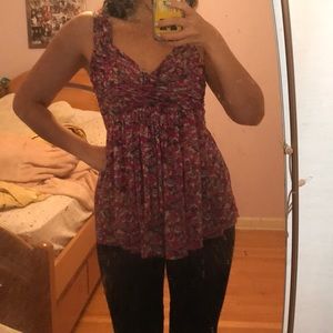 Adorable Floral Tank Top